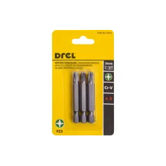 Końcówki wkrętakowe krzyżowe PZ3 x 50 mm, 3 szt.
