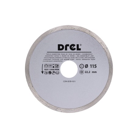 Tarcza diamentowa 115 x 22.2 mm, pełna