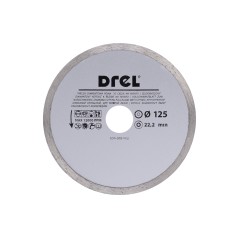 Tarcza diamentowa 125 x 22.2 mm, pełna