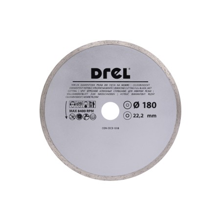 Tarcza diamentowa 180 x 22.2 mm, pełna