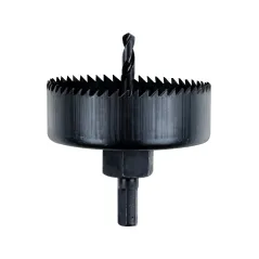 Zestaw otwornic do drewna 51-102 mm, adapter z wiertłem prowadzącym, 9 szt.