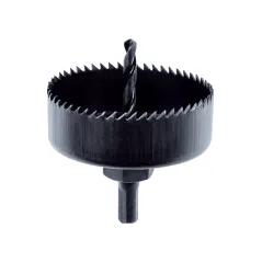 Zestaw otwornic do drewna 51-102 mm, adapter z wiertłem prowadzącym, 9 szt.