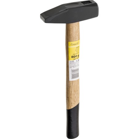 Młotek ślusarski 800 g, trzonek drewniany
