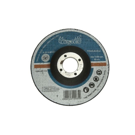 Tarcza korundowa 115 x 2.0 x 22.2 mm, do metalu, wypukła