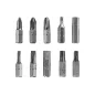 Zestaw końcówek wkrętakowych 25 mm, 10 szt.