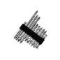 Zestaw końcówek wkrętakowych z uchwytem magnetycznym 50-100 mm, CrV, 10 szt. Zestaw końcówek wkrętakowych z uchwytem magnetycznym 50-100 mm, CrV, 10 szt.