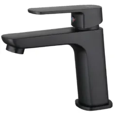 Duro Seria Ombra bateria umywalkowa stojąca czarna bez korka