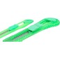 Zestaw noży z ostrzem łamanym 18 mm, 9 mm, plastikowy korpus, 2 szt. Zestaw noży z ostrzem łamanym 18 mm, 9 mm, plastikowy korpus, 2 szt.