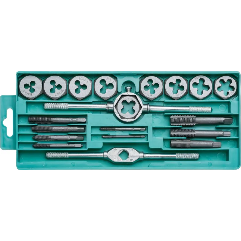 Zestaw gwintowników i narzynek M3-M12, 20 szt.
