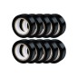 Taśmy izolacyjne 0.13 x 19 mm, 10 m, czarne, 10 szt.
