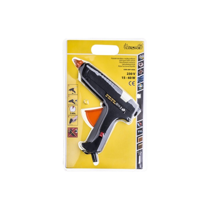 Pistolet do kleju 11.2mm, z wyłącznikiem, 60 W