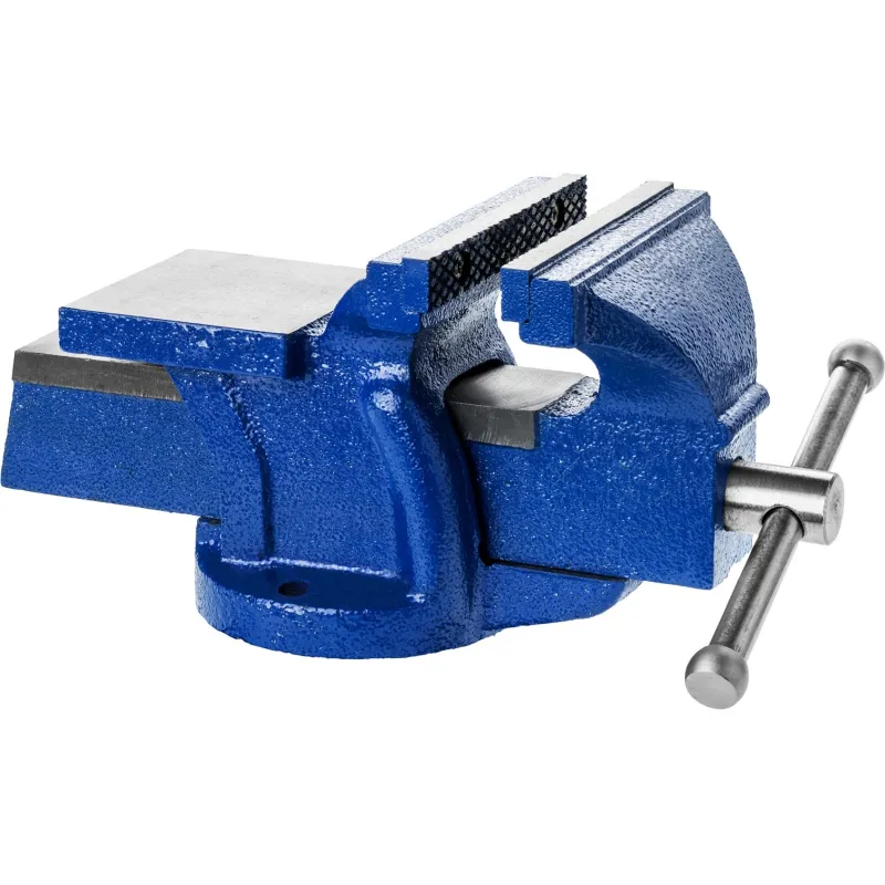 Imadło 125 mm, stałe, z kowadłem, żeliwne Imadło 125 mm, stałe, z kowadłem, żeliwne