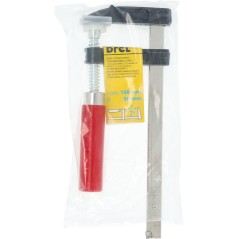 Ścisk stolarski 50 x 150 mm, typ F, drewniany uchwyt, FSC 100%, certyfikat NC-COC-062817