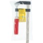 Ścisk stolarski 50 x 150 mm, typ F, drewniany uchwyt, FSC 100%, certyfikat NC-COC-062817