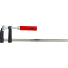 Ścisk stolarski 50 x 250 mm, typ F, drewniany uchwyt, FSC 100%, certyfikat NC-COC-062817