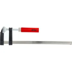 Ścisk stolarski 50 x 250 mm, typ F, drewniany uchwyt, FSC 100%, certyfikat NC-COC-062817