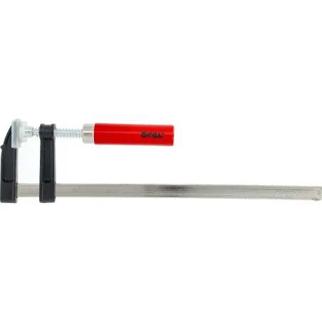 Ścisk stolarski 50 x 250 mm, typ F, drewniany uchwyt, FSC 100%, certyfikat NC-COC-062817