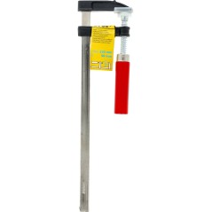 Ścisk stolarski 50 x 250 mm, typ F, drewniany uchwyt, FSC 100%, certyfikat NC-COC-062817