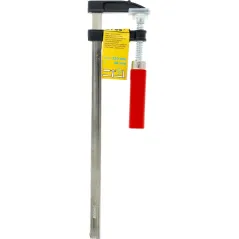 Ścisk stolarski 50 x 250 mm, typ F, drewniany uchwyt, FSC 100%, certyfikat NC-COC-062817