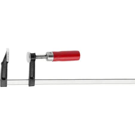 Ścisk stolarski 50 x 300 mm, typ F, drewniany uchwyt, FSC 100%, certyfikat NC-COC-062817
