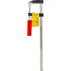 Ścisk stolarski 50 x 300 mm, typ F, drewniany uchwyt, FSC 100%, certyfikat NC-COC-062817