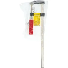 Ścisk stolarski 50 x 300 mm, typ F, drewniany uchwyt, FSC 100%, certyfikat NC-COC-062817