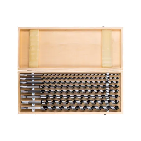Zestaw wierteł krętych do drewna 8.0-22.0 x 460 mm, Świder, 8 szt.