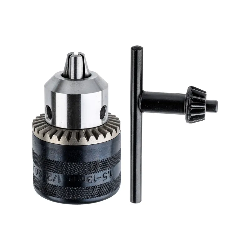 Uchwyt wiertarski zębaty z kluczykiem 1.5-13.0 mm, mocowanie 1/2'-20UNF Uchwyt wiertarski zębaty z kluczykiem 1.5-13.0 mm, mocowanie 1/2'-20UNF