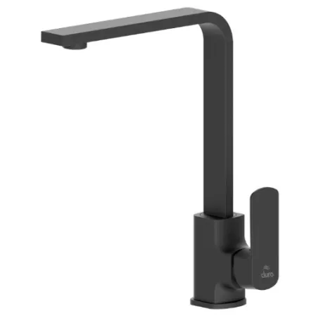 Duro Seria Ombra czarna bateria zlewozmywakowa płaska