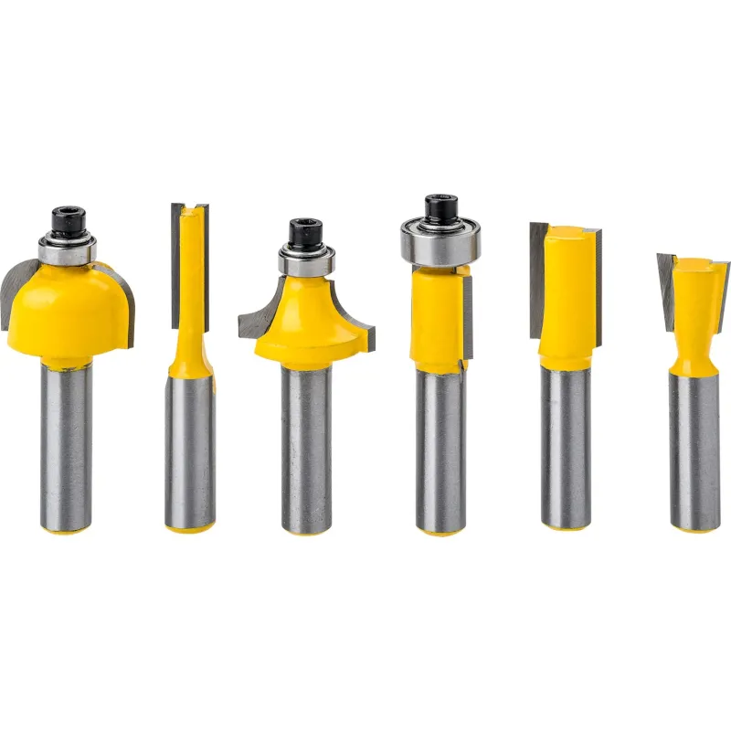 Zestaw frezów stolarskich szybkotnących 6 szt.