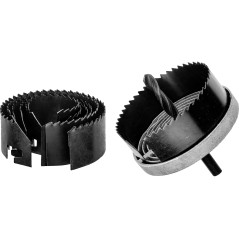 Zestaw otwornic do drewna 26-63 mm, wysokość 25 mm, 7 szt.