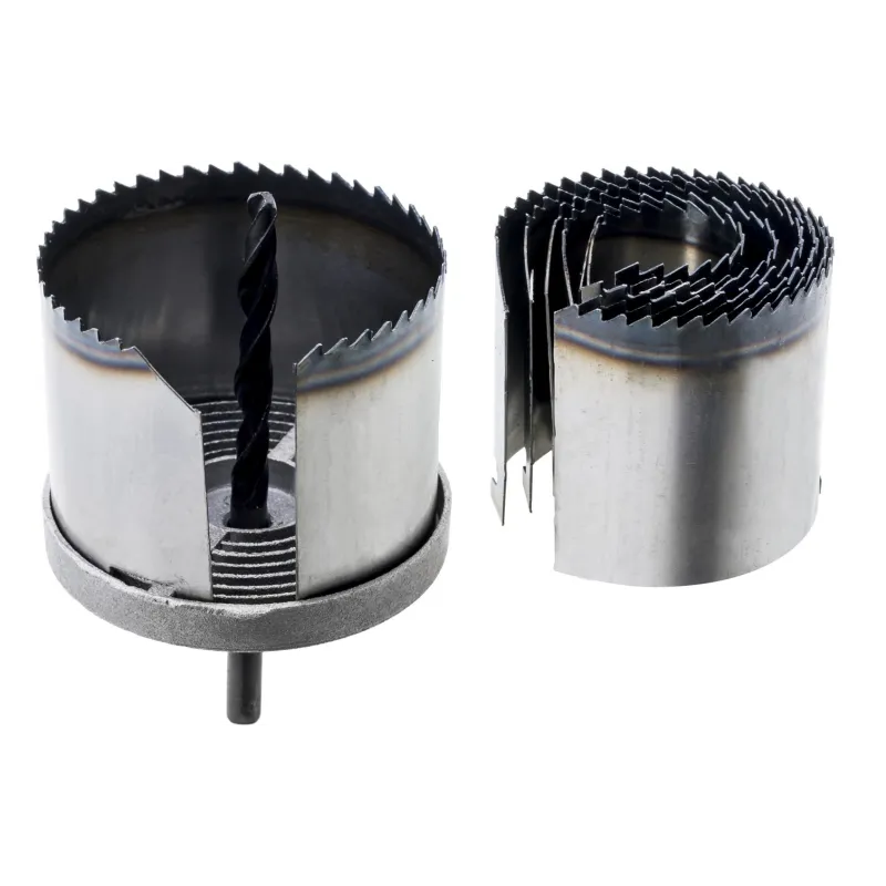 Zestaw otwornic do drewna 26-63 mm, wysokość 50 mm, zęby hartowane, 7 szt.