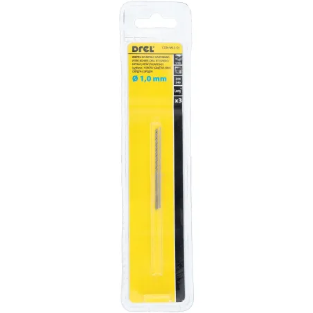 Wiertła do metalu 1.0 x 33.0 x 56.0 mm, przedłużane, szlifowane, 3 szt.