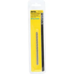 Wiertła do metalu 2.5 x 62.0 x 95.0 mm, przedłużane, szlifowane, 2 szt.