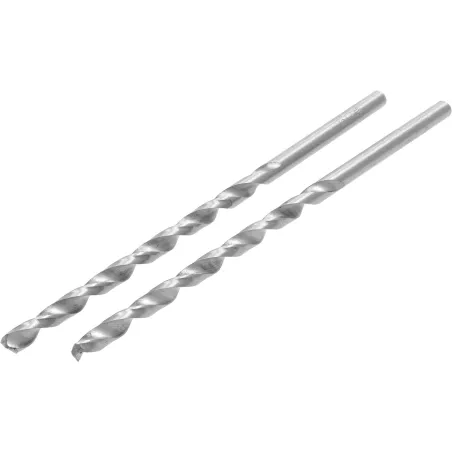 Wiertła do metalu 4.0 x 78.0 x 119.0 mm, przedłużane, szlifowane, 2 szt.