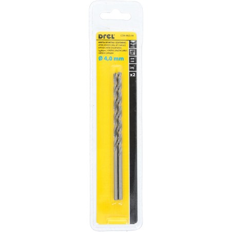 Wiertła do metalu 4.0 x 78.0 x 119.0 mm, przedłużane, szlifowane, 2 szt.