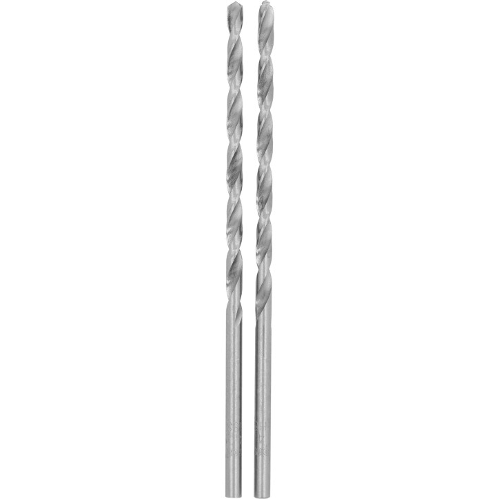 Wiertła do metalu 4.0 x 78.0 x 119.0 mm, przedłużane, szlifowane, 2 szt.