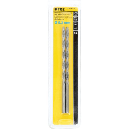 Wiertła do metalu 5.2 x 87.0 x 132.0 mm, przedłużane, szlifowane, 2 szt.