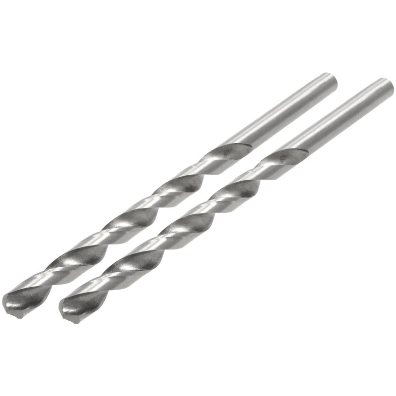 Wiertła do metalu 6.2 x 97.0 x 148.0 mm, przedłużane, szlifowane, 2 szt.