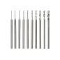Zestaw wierteł do miniszlifierki 0.6-2.3 mm, 10 szt.