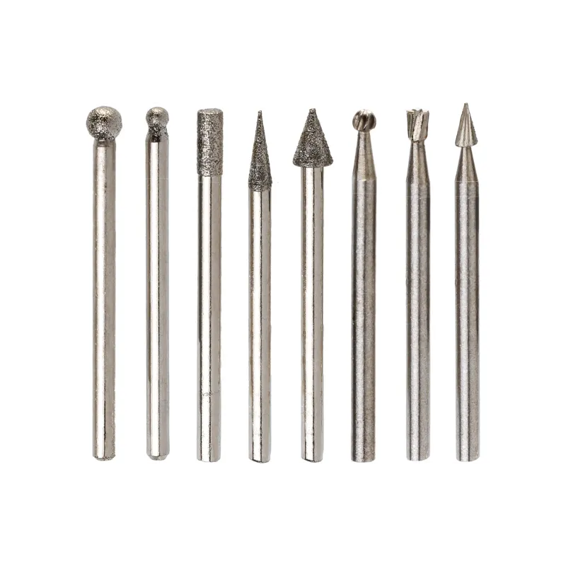 Zestaw frezów do miniszlifierki 8 szt.