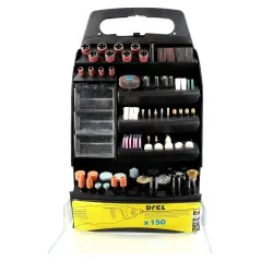 Zestaw akcesoriów do miniszlifierki 150 szt.