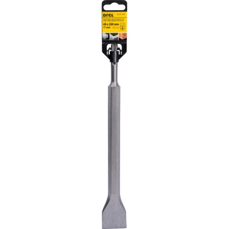 Dłuto płaskie 40 x 17 x 280 mm, uchwyt SDS-plus