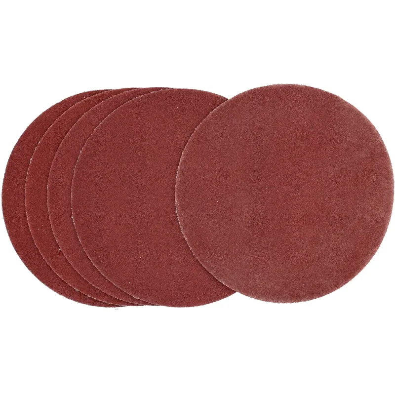 Krążki ścierne 125 mm, P60, na rzep, 5 szt.