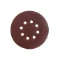 Krążki ścierne 125 mm, P150, na rzep, z otworami, 5 szt.