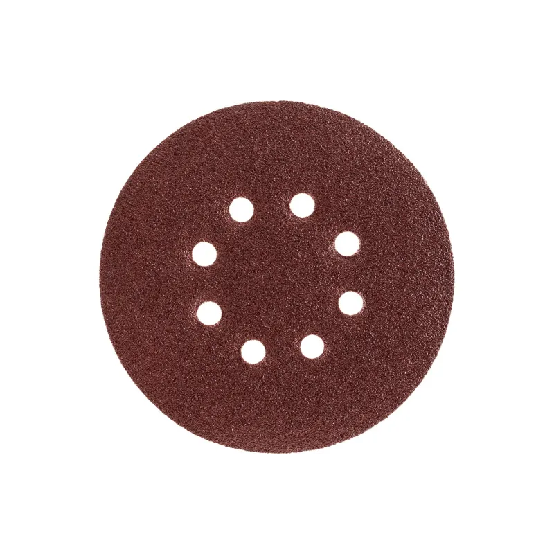 Krążki ścierne 125 mm, P36, na rzep, z otworami, 5 szt. Krążki ścierne 125 mm, P36, na rzep, z otworami, 5 szt.