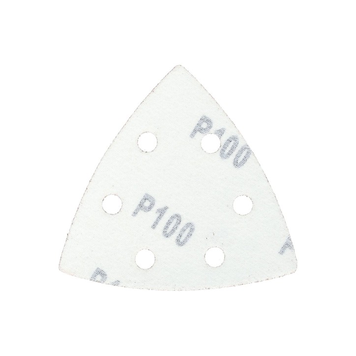 Papiery ścierne delta na rzep 93 x 93 mm, P100, 5 szt.