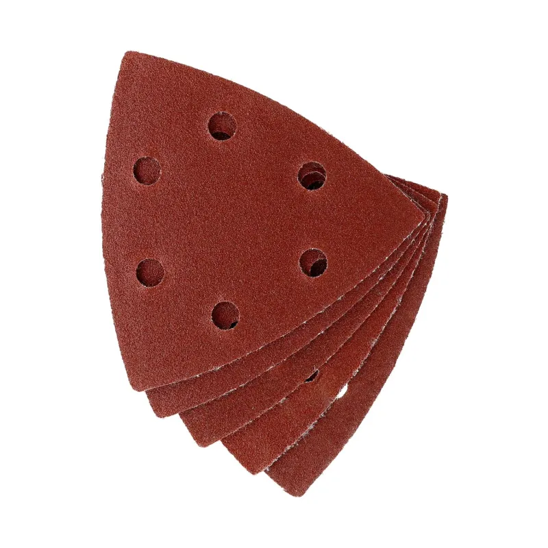 Papiery ścierne delta na rzep 93 x 93 mm, P150, 5 szt.