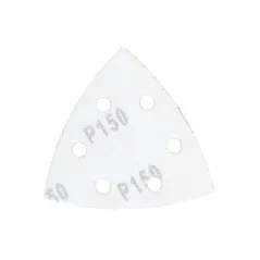 Papiery ścierne delta na rzep 93 x 93 mm, P150, 5 szt.