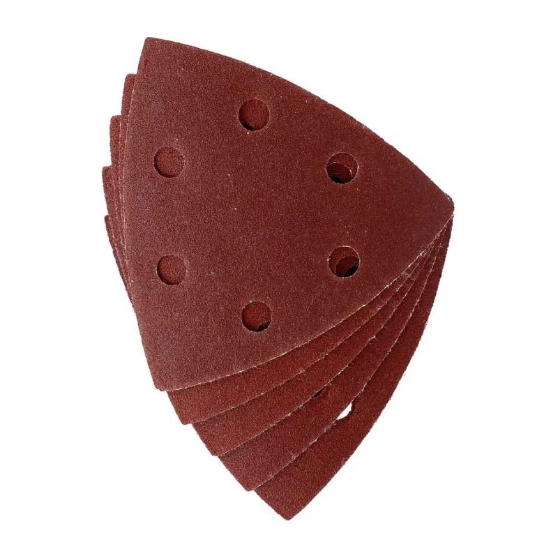 Papiery ścierne delta na rzep 93 x 93 mm, P180, 5 szt. Papiery ścierne delta na rzep 93 x 93 mm, P180, 5 szt.